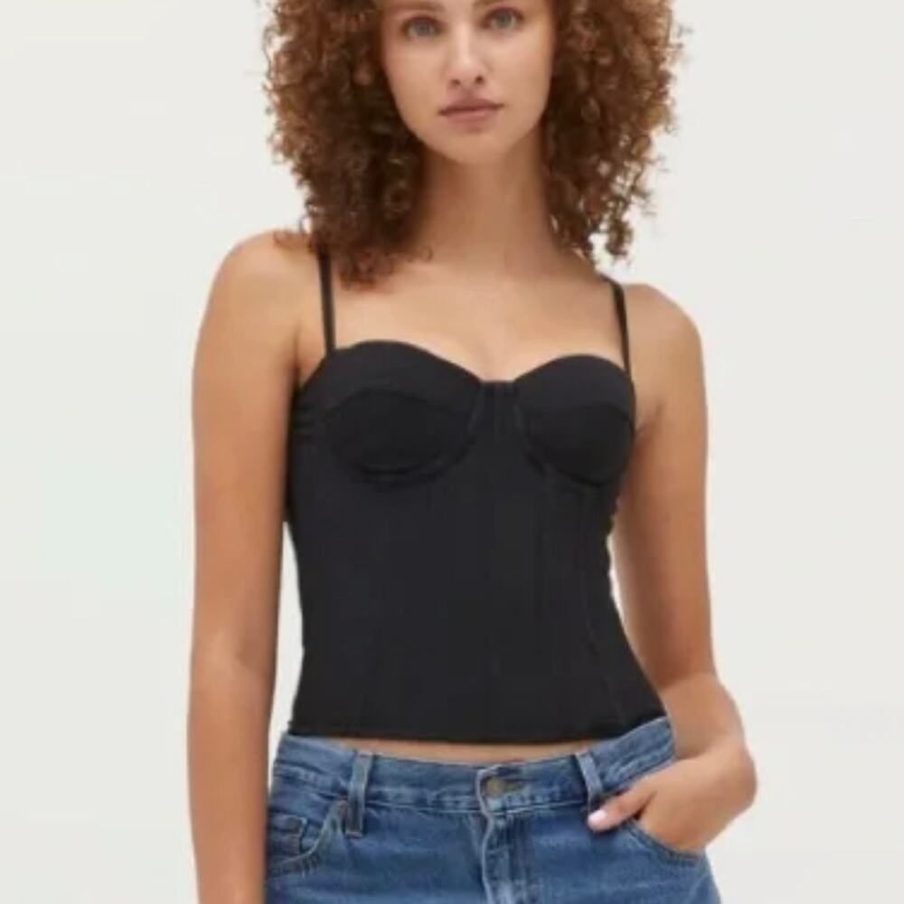 Hill House Home The Elle Top - Corset - Bustier - Cami - Black - Size L